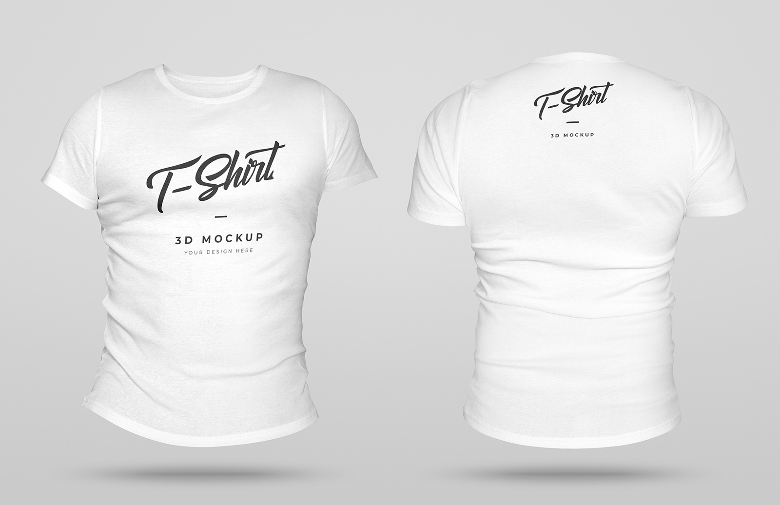 High Resolution Mockup White T Shirt Template