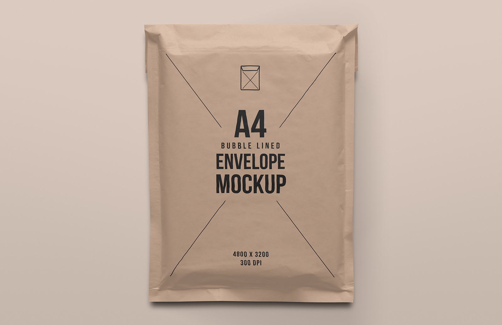 Download A4 Bubble Lined Post Pack Envelope Mockup Medialoot