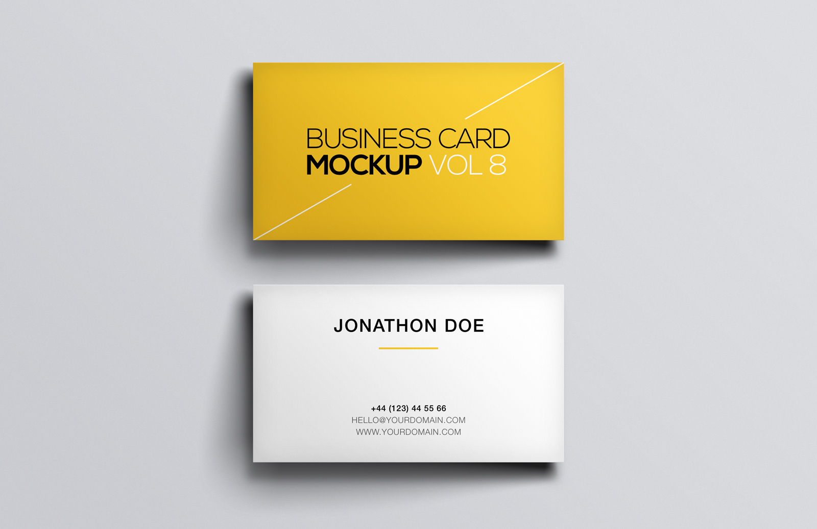 Download Business Card Mockup Vol 8 — Medialoot