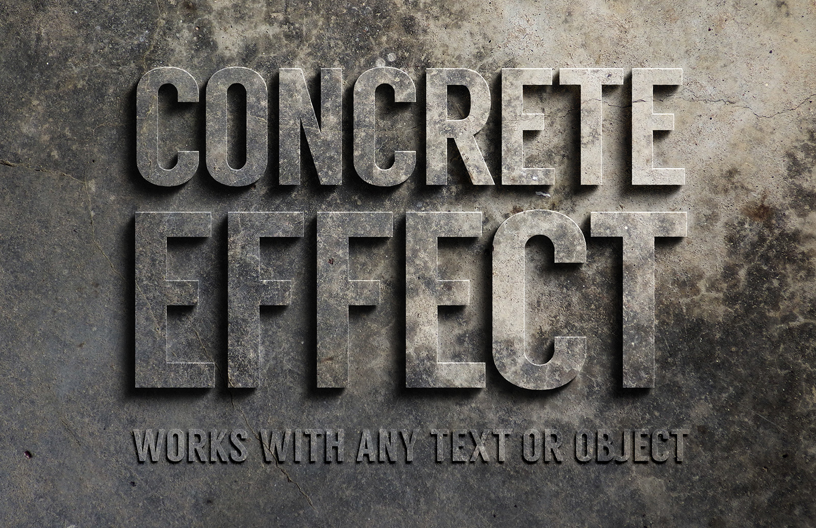 Download Concrete Text Effect Mockup Medialoot