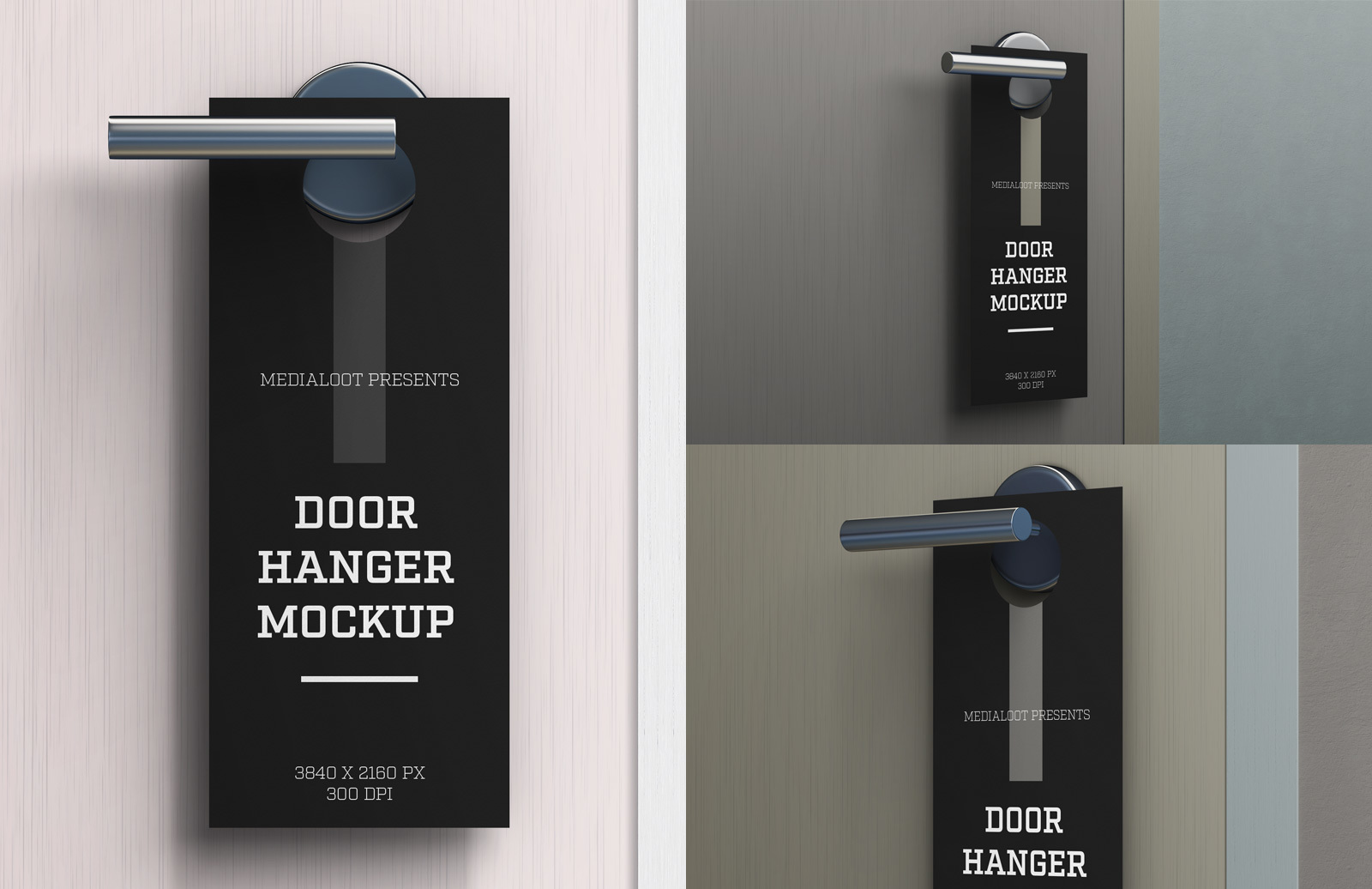Download Door Hanger Mockup — Medialoot