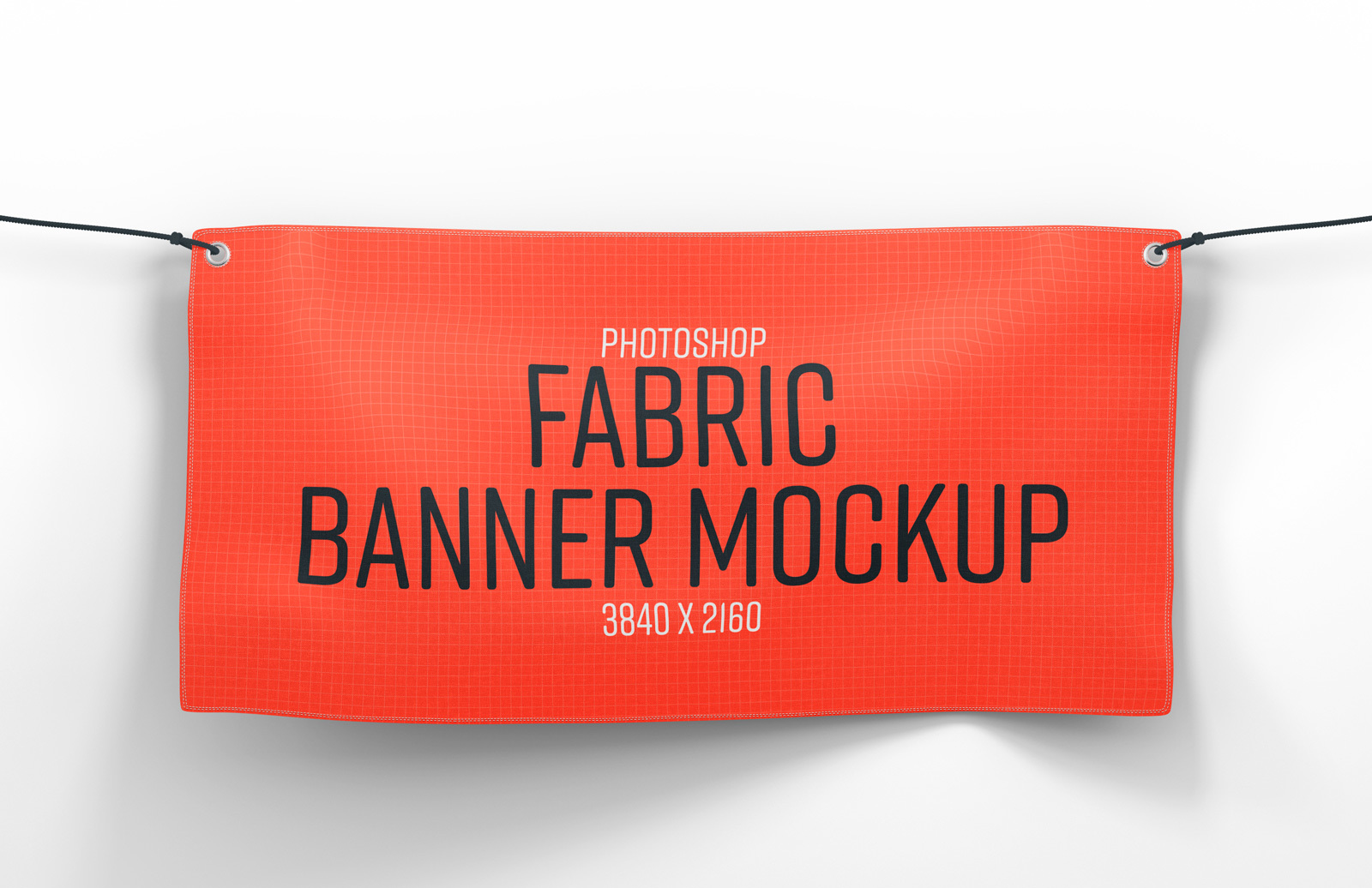 Download Fabric Banner Mockup Medialoot