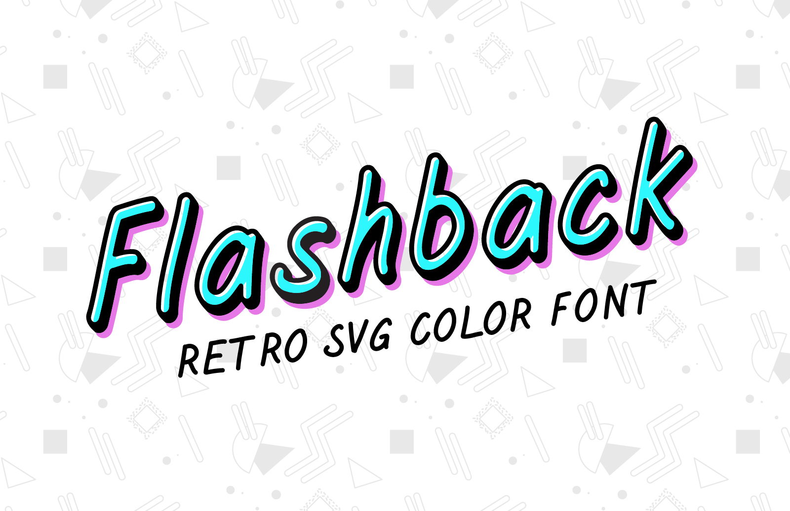 Download Flashback Retro Svg Color Font Medialoot