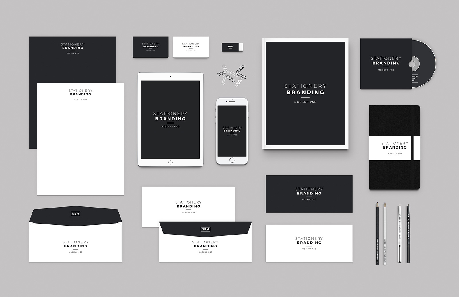Stationery Branding Mockup Pack — Medialoot