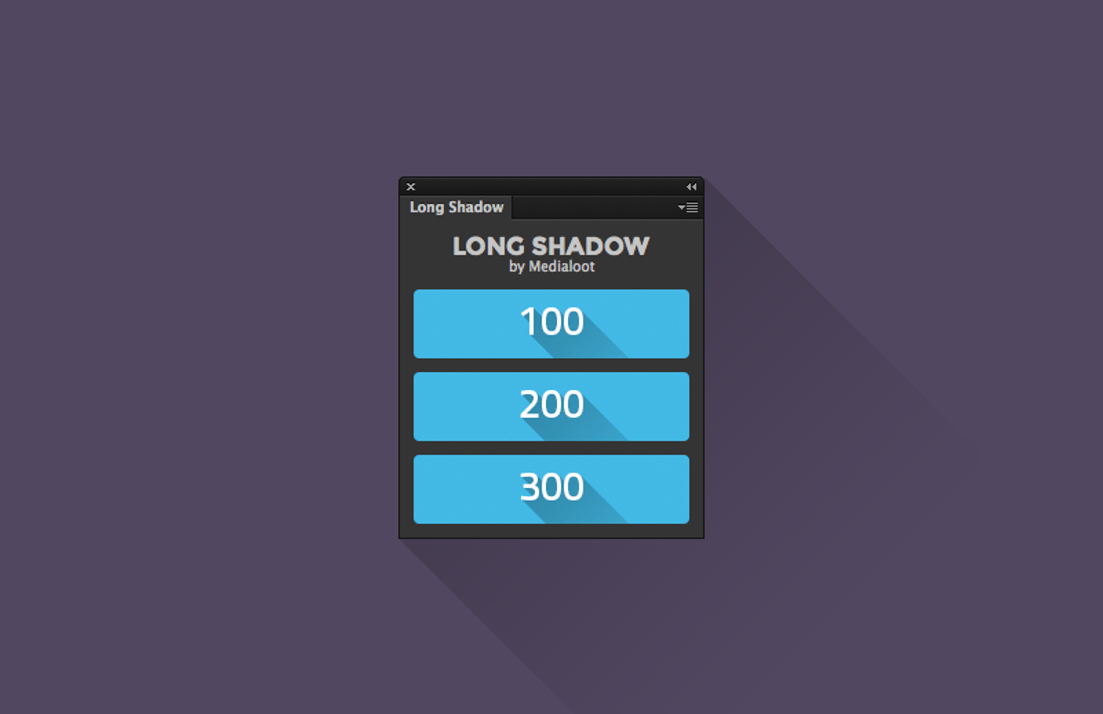 Shadow generator. Long Shadows. Long Shadow plugin.