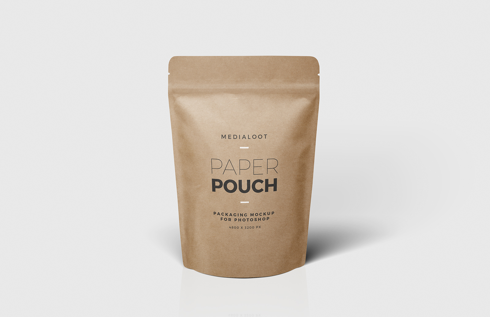 Download Free Paper Pouch Packaging Mockup Medialoot