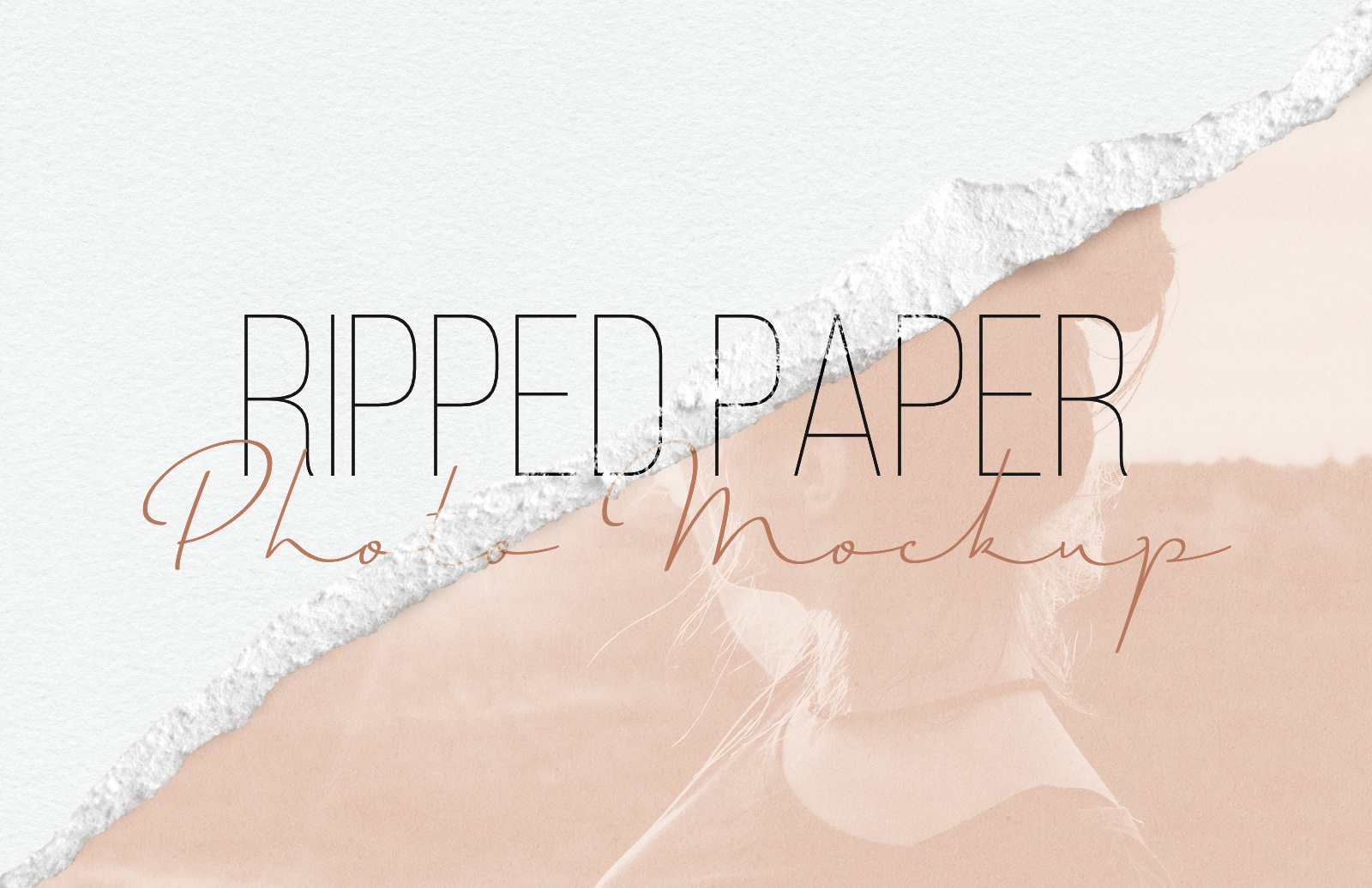 Download Ripped Paper Photo Mockup Medialoot