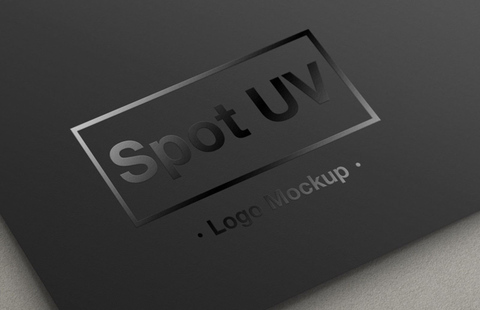 Download Spot Uv Logo Mockup Medialoot