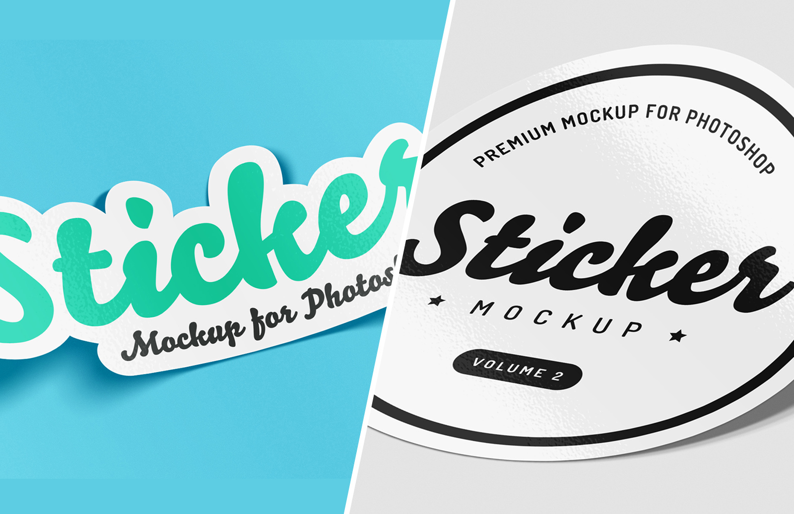 Download Free Download How To Create A Sticker Mockup With Photoshop Medialoot PSD Mockup Templates