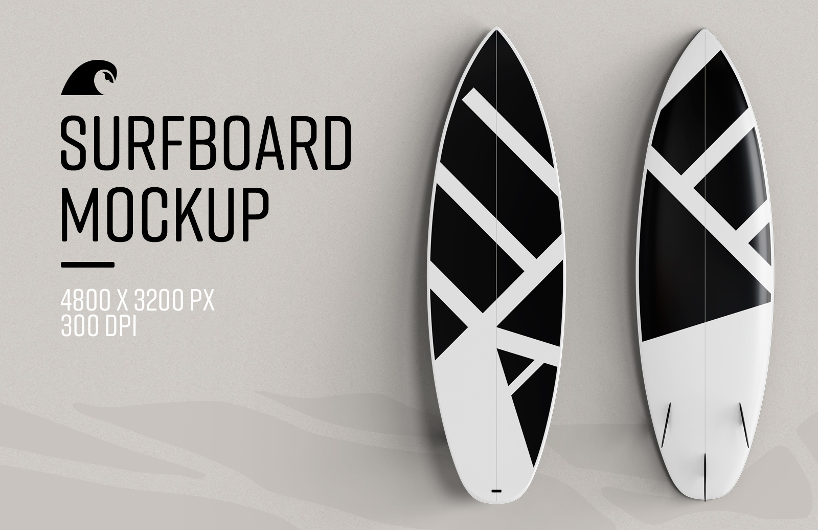 Download Surfboard Mockup Medialoot