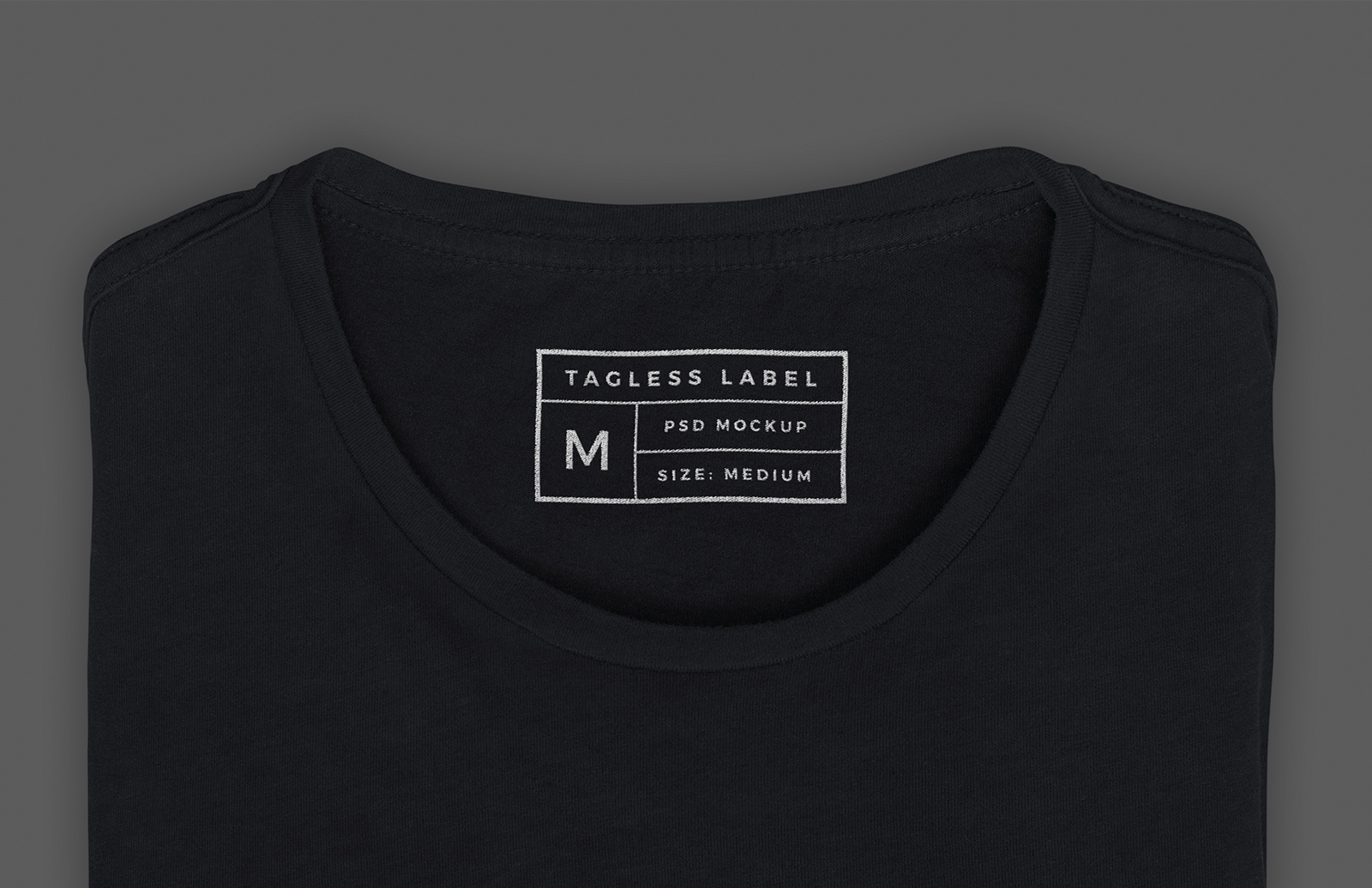 195+ T Shirt Neck Label Mockup Free for Branding