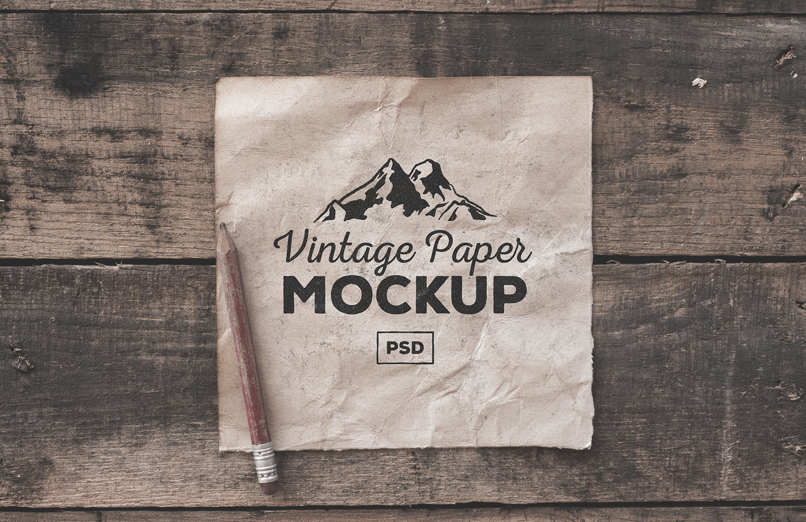 Download Vintage Paper Mockups Medialoot