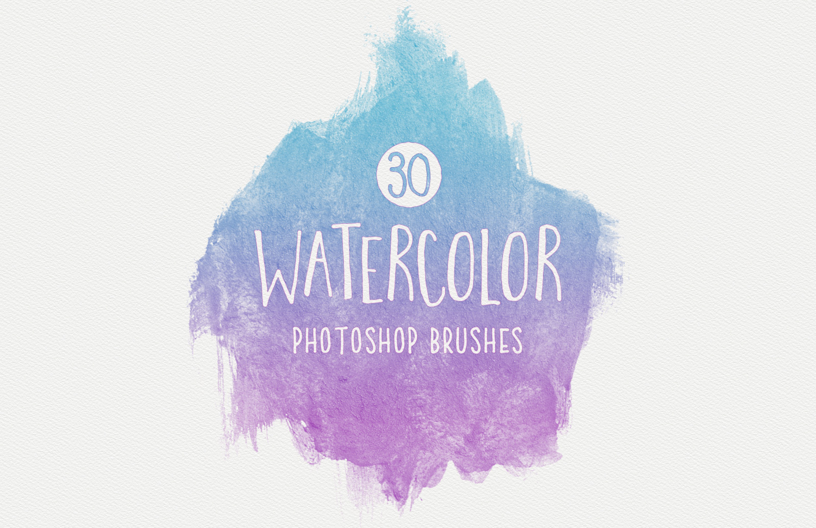  Watercolor  Brushes  for Photoshop   Medialoot