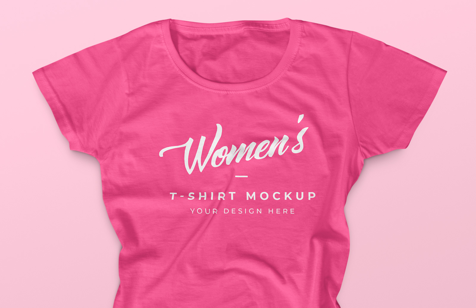 Download Free Women S T Shirt Mockup Medialoot
