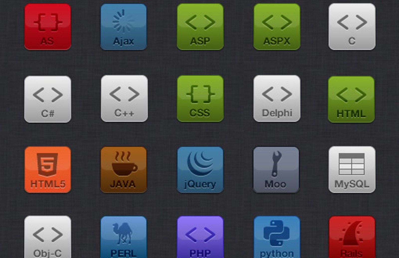 Code And Programming Icons — Medialoot