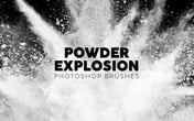 Powder Explosion Photoshop Brushes