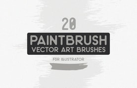 Paintbrush Strokes Vector Art Brushes