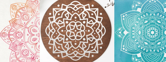 Download Free Mandala Stencil Vector & Printable Patterns