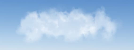 Blue Cloud PNG Transparent (Isolated-Objects)