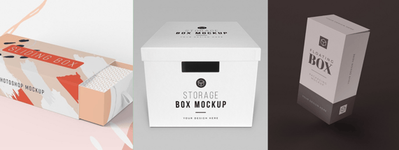 Realistic Tin Boxes Packaging Set, Vectors