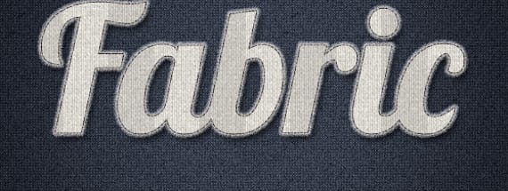Create an Easy Stitched Fabric Type Style in Photoshop