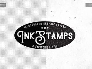 Ink Stamp Illustrator Graphic Styles 2