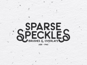 Sparse Speckles Brushes and Overlays 1
