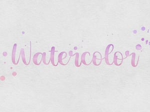 Watercolor Text Effects 2