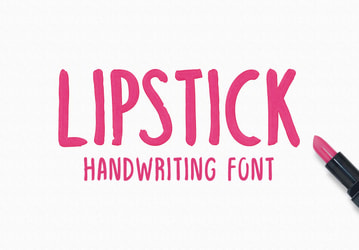 Lipstick Handwriting Font