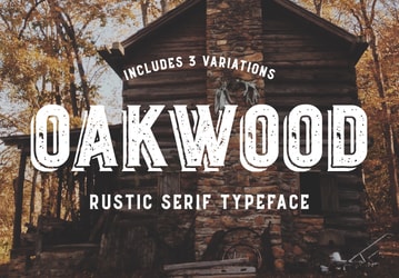 Oakwood - Rustic Font
