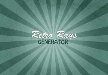 Retro Rays Generator