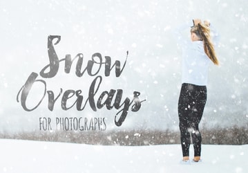 Snow Overlays for Photoshop
