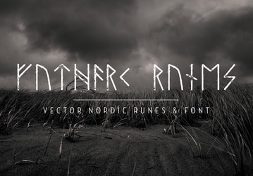 Viking Nordic Runes & Font