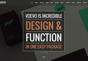 Voevo – One Page Responsive HTML Template