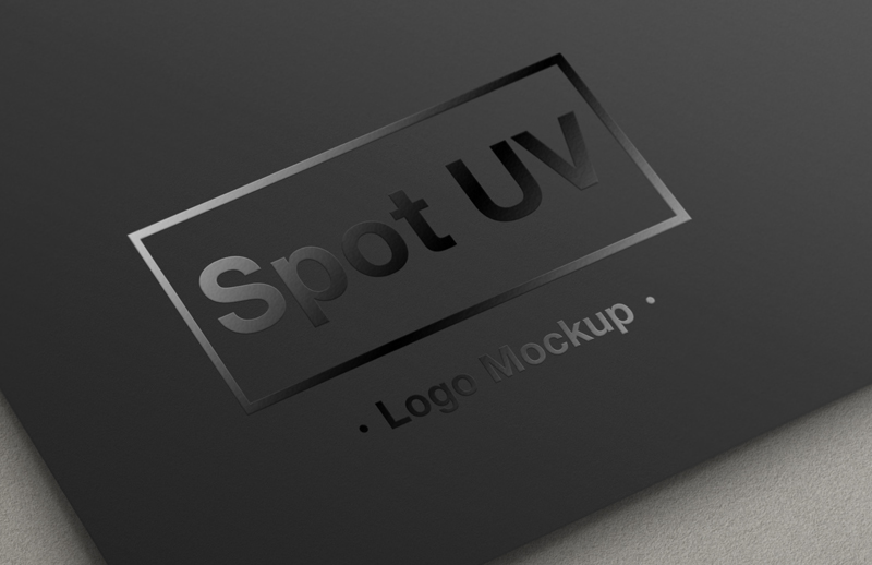 Download Spot UV Logo Mockup — Medialoot