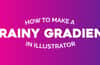 How to Make a Grainy Gradient in Illustrator