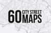 60 Vector City Street Maps (SVG)