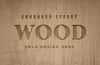 Engraved Wood Text Mockups