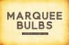 Marquee Bulbs - Lightbulb Letters Font