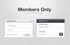 Members Only: Login Boxes