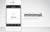 Minimal iPhone App UI Theme