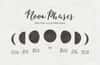 Moon Phases - Free Vector Illustrations