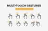 Multi-Touch Gesture Icons
