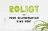 Roligt - Free Scandinavian Kids Font