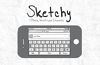 Sketchy Mobile Wireframe Elements