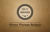 Vector Vintage Badges