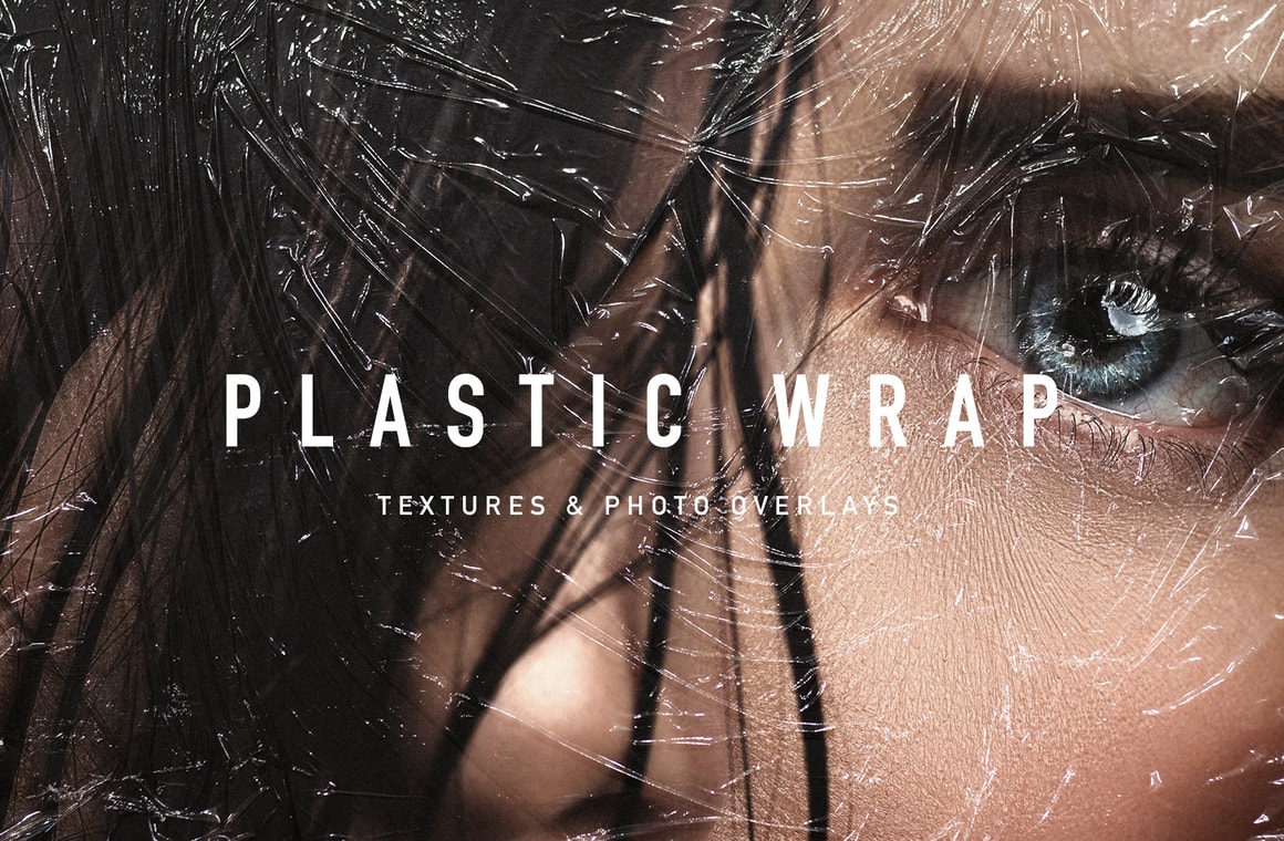 Plastic Wrap Textures & Photo Overlays