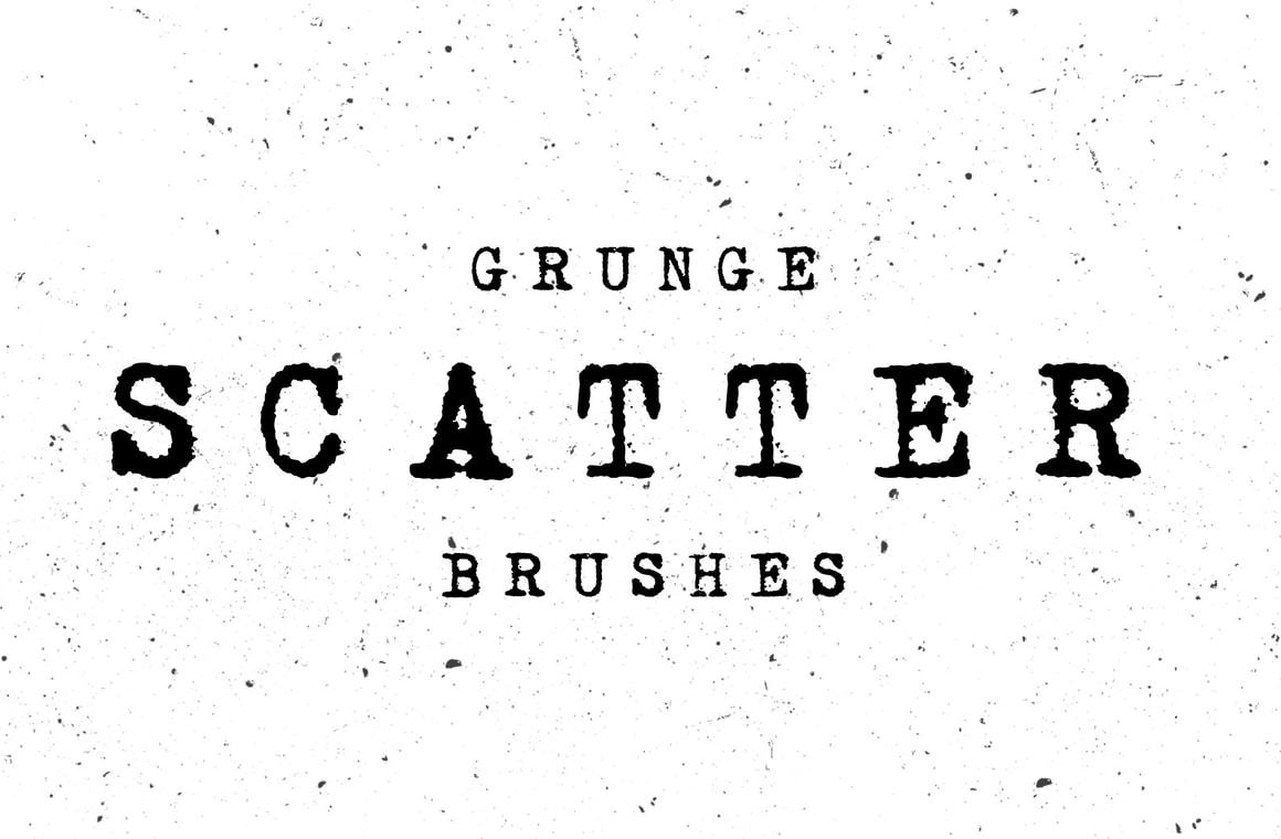 Grunge Photoshop Scatter Brushes