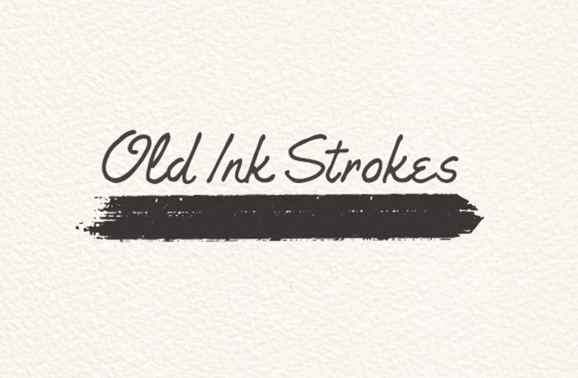 Old Ink Strokes – Illustrator Brushes