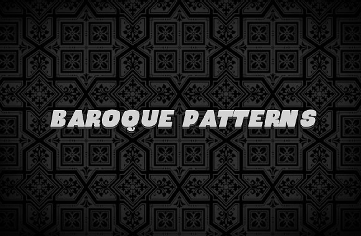 Soft grunge baroque patterns